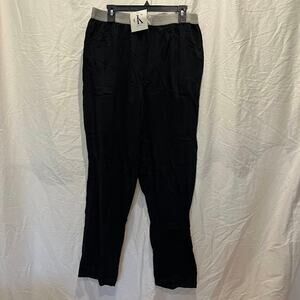 NWT VTG Y2K CK Calvin Klein Pants Lounge Elastic Waist Cotton Sz L